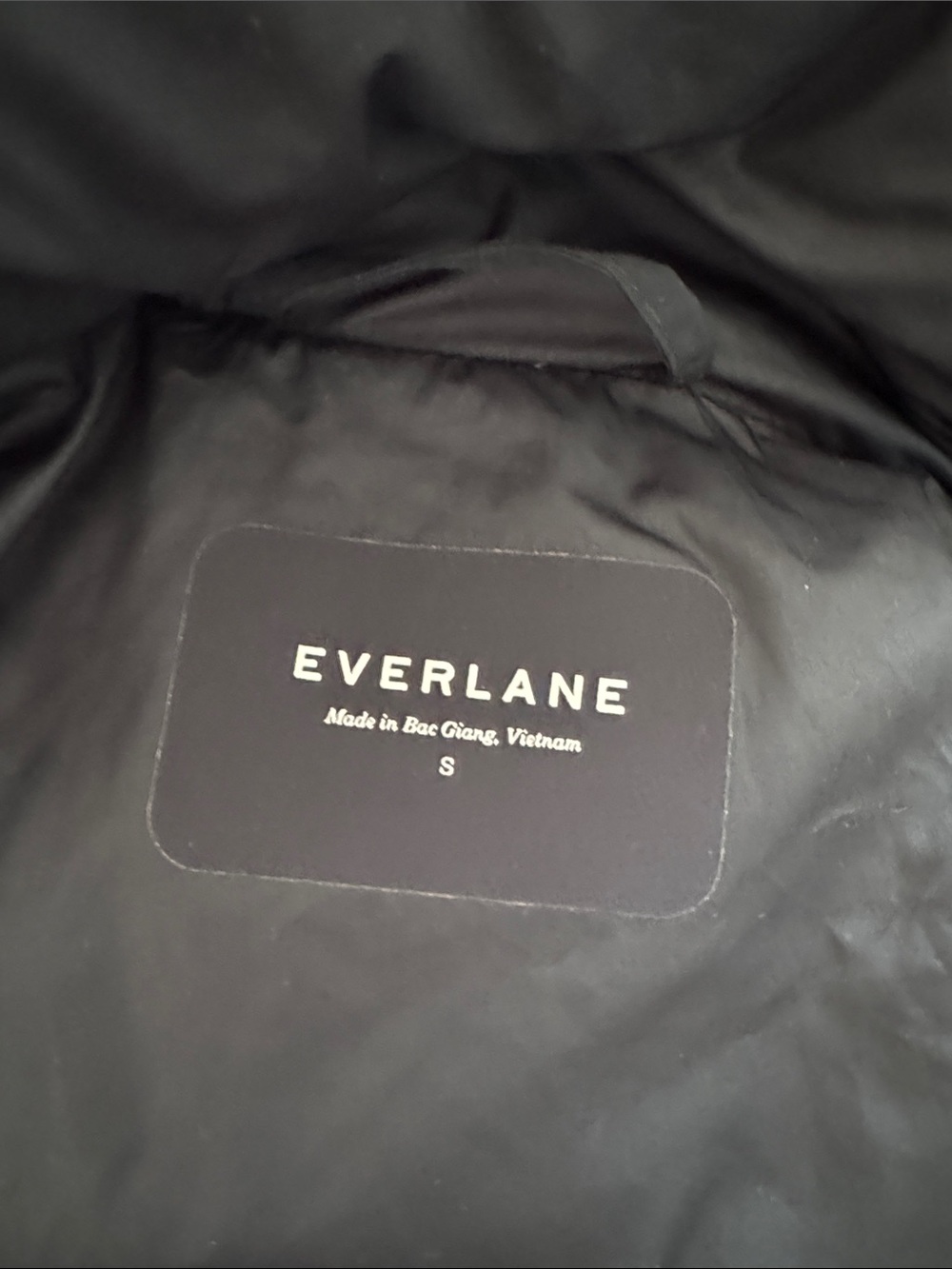 Everlane The Duvet Puffer Black Size Small - Picture 4 of 5